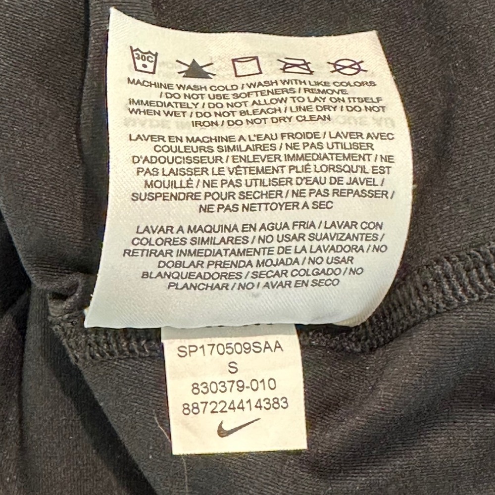 Nike Dri-FIT Women's Small Black V-Back Training‎ Tank Top Running 830379-010 - Picture 12 of 12